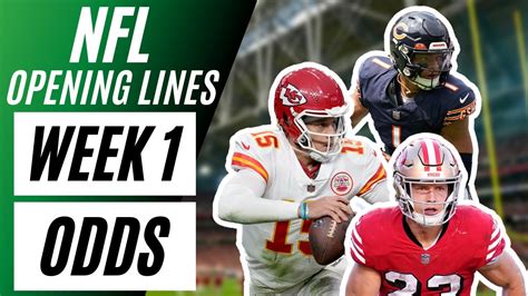 Nfl Opening Lines Report Week 4 Nfl Odds Point Spreads Moneylines