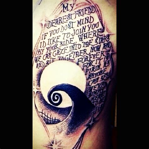 Nightmare Before Christmas Hill Tattoo