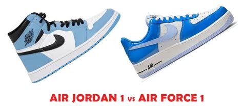 Nike Air Force 1 Vs Air Jordan 1 Sizing And Fit Comparison Photos Af1 Nike Air Force 1 Vs Air Jordan 1 Sizing And Fit Comparison Photos Af1
