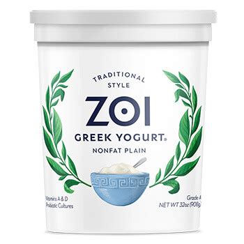 Nonfat Plain Zoi Greek Yogurt