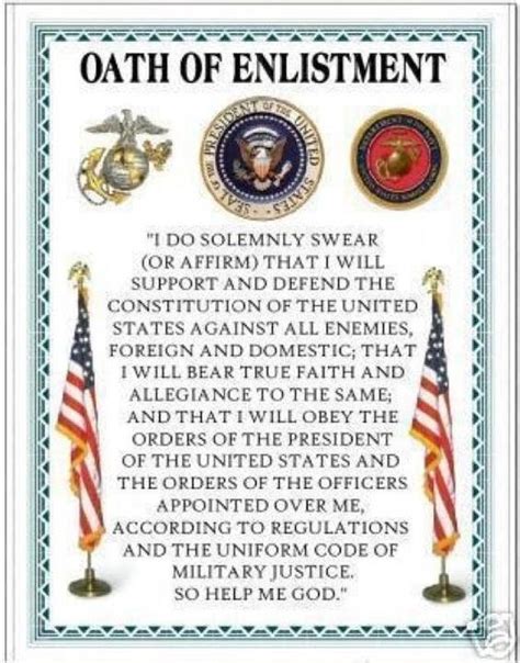 Oath Of Enlistment It Amp 39 S Your Oath
