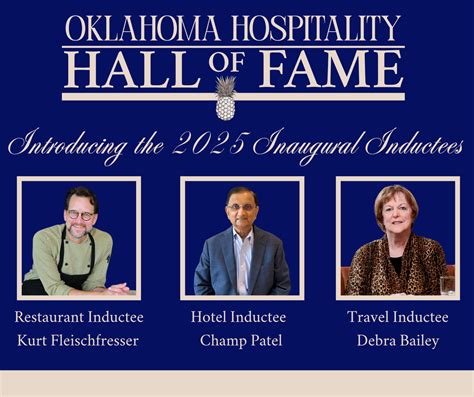 Oklahoma Hospitality Hall Of Fame Awards Oklahoma Restaurant Association Expo