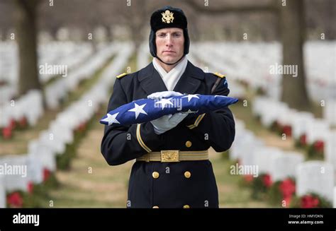 Old Guard Commander Andrew Daronco Conducts His Last Full Military