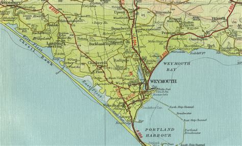 Old Maps Of Weymouth Ma