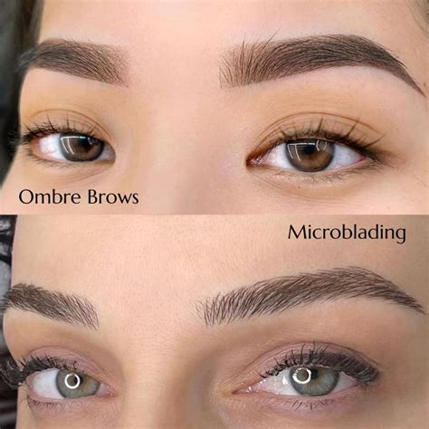 Ombre Microblading Brows Near Me Permanent Beauty By An