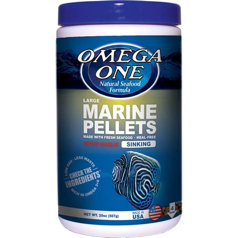 Omega One Large Marine Pellets With Garlic Fish Food Customer Questions