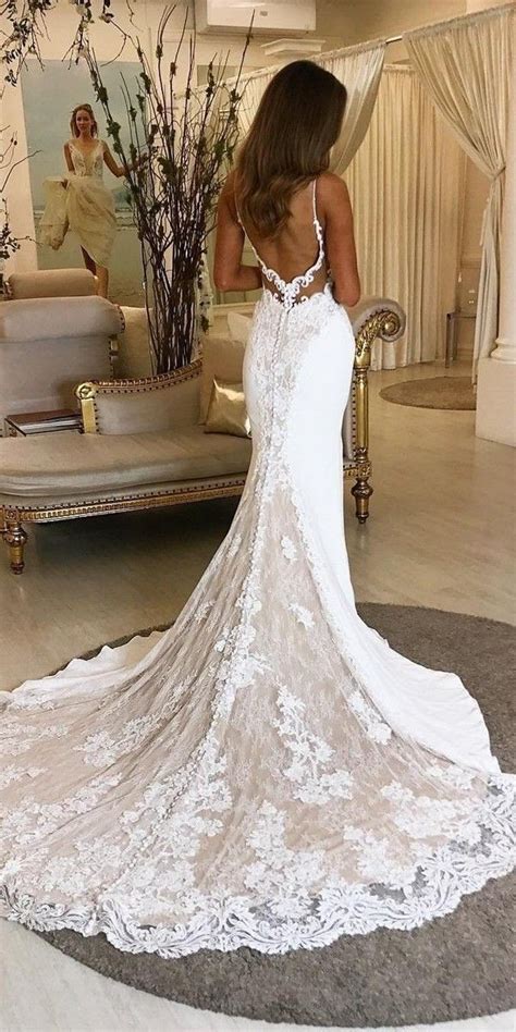 Open Back Mermaid Wedding Dress Trends