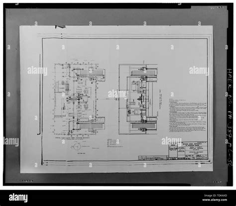Operating Machinery Layout 1941 Drawn By Waddell And Hardesty New
