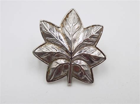 Original Korean War Us Army Lt Colonel Shirt Size Insignia Sterling