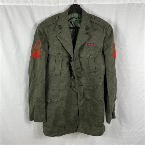 Original Named Wwii Usmc Marine Corp Uniform Jacket 142 92 Picclick Uk