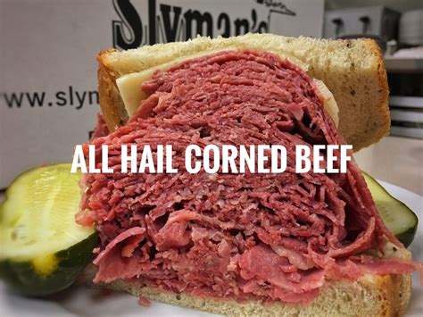 Our Famous Corned Beef Picture Of Slyman S Tavern Independence Tripadvisor