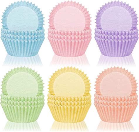 Pastel Cupcake Liners 300 Pcs Cupcake Liners Red Blue Paper Baking Cups For Muffins Cupcakes Party Supplies 300 Piece Red Blue Baking Cups