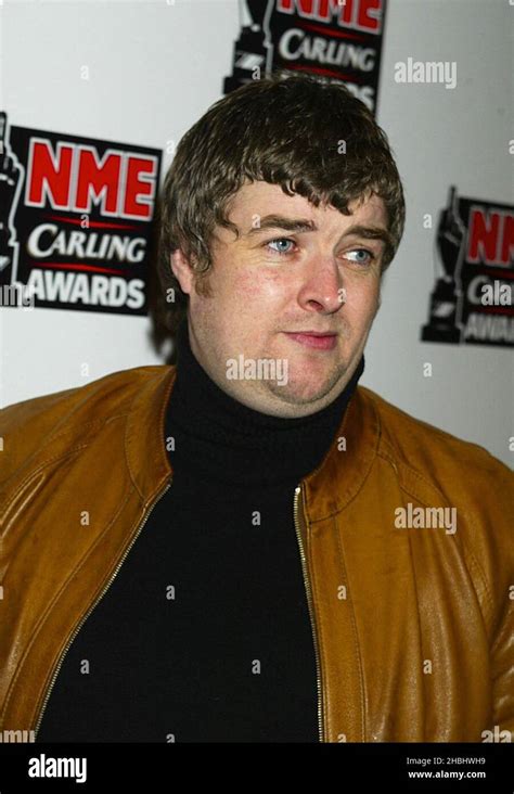 Paul Gallagher At The Nme Carling Awards 2003 Held At Po Na Na In Hammersmith London Half Length Stock Photo Alamy
