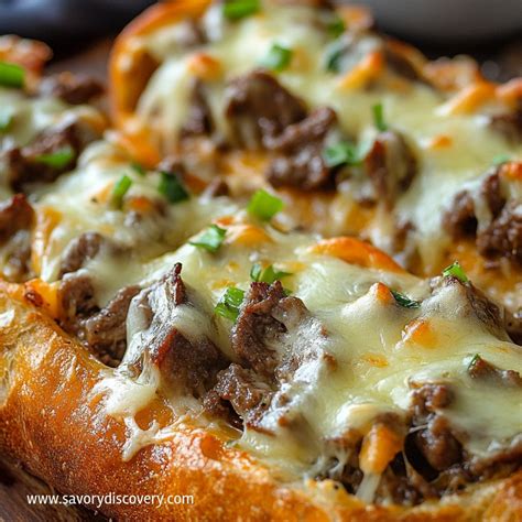 Philly Cheesesteak Cheesy Bread That Oven Feelin