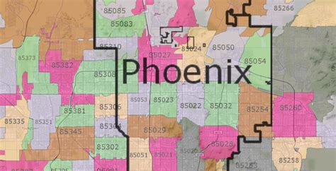 Phoenix Zip Code Map With Streets At Indiana Houlding Blog