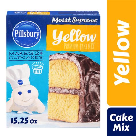 Pillsbury Cake Mix Yellow