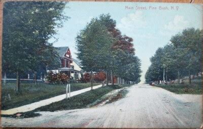 Pine Bush Ny 1910 Postcard Main Street New York Ebay