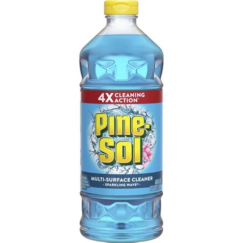 Pine Sol Multi Surface Cleaner Sparkling Wave 28 Fluid Ounce Bottle Walmart Com