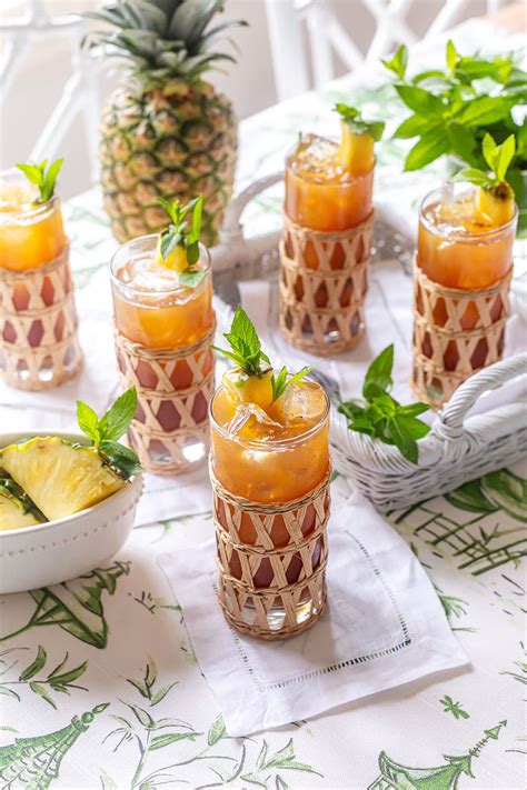 Pineapple Upside Down Iced Tea Joanie Simon