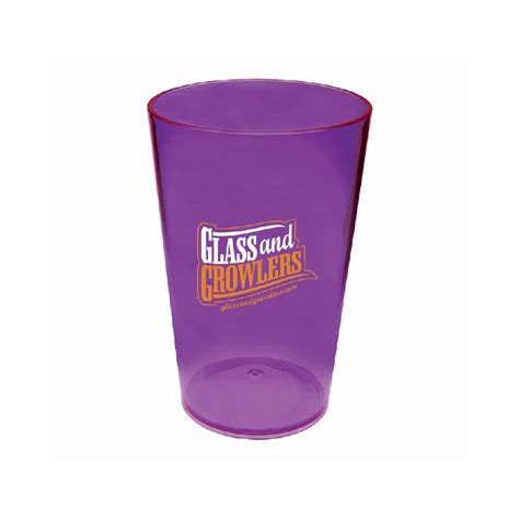 Plastic Pint Assorted Colors 16Oz Custom Printed Glass And Growlers