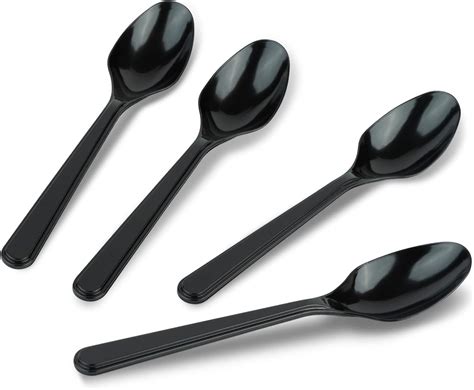 Plastic Spoons Heavy Duty Plasticpro Disposable Plastic Serving Utensils Set Of 48 12 Serving Spoon