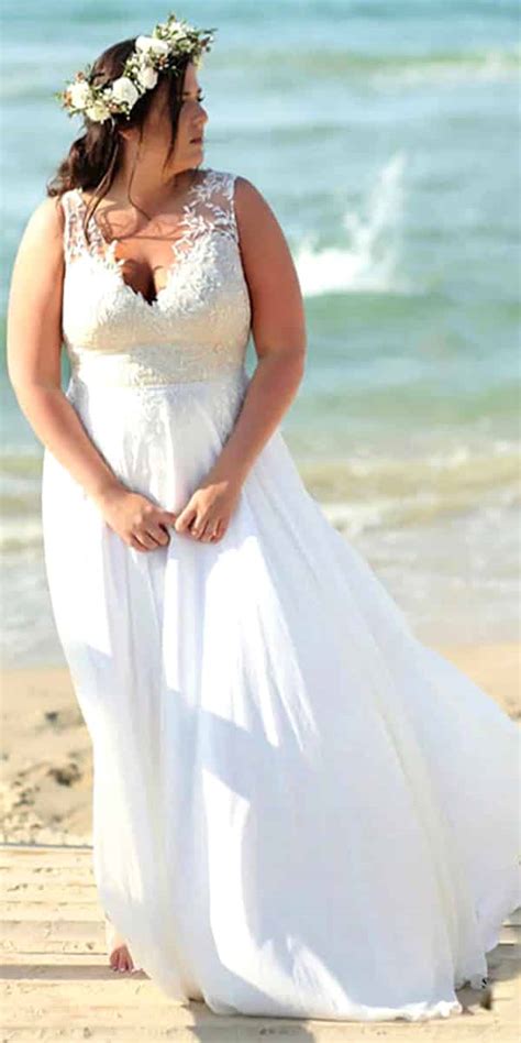 Plus Size Beach Wedding Dress Ideas