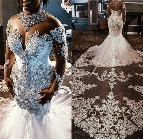 Plus Size Bling Wedding Dresses for the Bold Bridesmaid