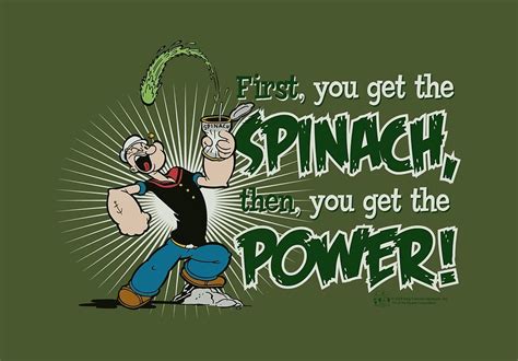 Popeye Spinach Power Digital Art By Brand A Pixels