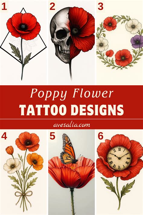 Poppy Tattoo Meaning Symbolism Ideas And Placement Guide