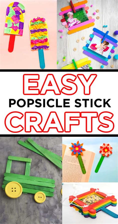 Popsicle Sticks Simple Crafts At Frank Dugas Blog