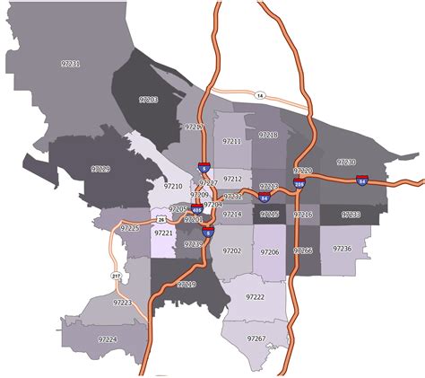 Portland Or Zip Code List Maps Population And Demographics Mapofzipcodes