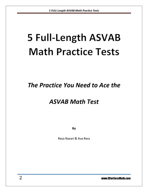 Practice Math Asvab At Walter Lawrence Blog