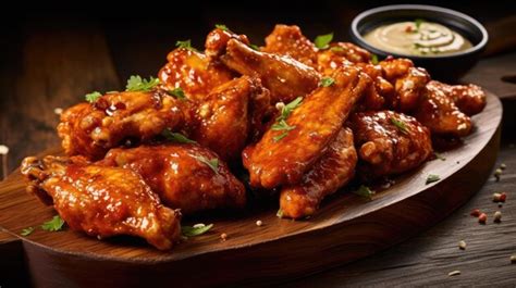 Premium Ai Image Patuxent Farms Smoked Chicken Wings