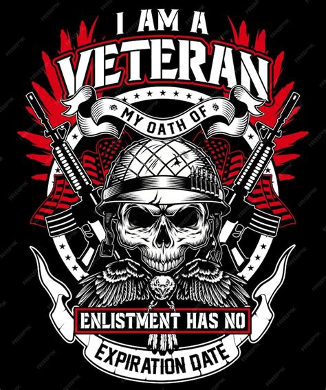 Premium Vector I Am A Veteran My Oath Of Enlistment T Shirt Vector