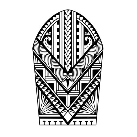 Premium Vector Wrap Around Arm Polynesian Tattoo Design Pattern