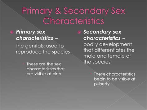 Unlocking Mysteries of Primary Sex Characteristics