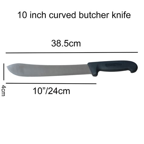 Professional Curved Butcher Kitchen Knives For Catering Hotels