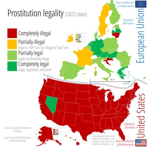 Prostitution Laws By State Where Is Prostitution Legal