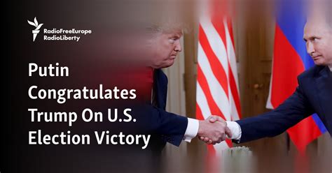 Putin Congratulates Trump On Election Victory