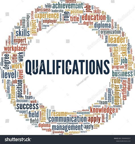 Qualifications Vector Illustration Word Cloud Isolated Stock Vector Royalty Free 2049532094 Shutterstock