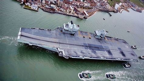 Queen Elizabeth Aircraft Carrier Fire