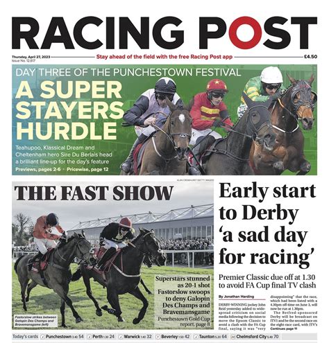 Racing Post Cards Explained At Gladys Davy Blog