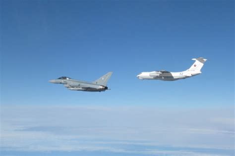 Raf And German Air Force Typhoons Intercept Russian Aircraft In First