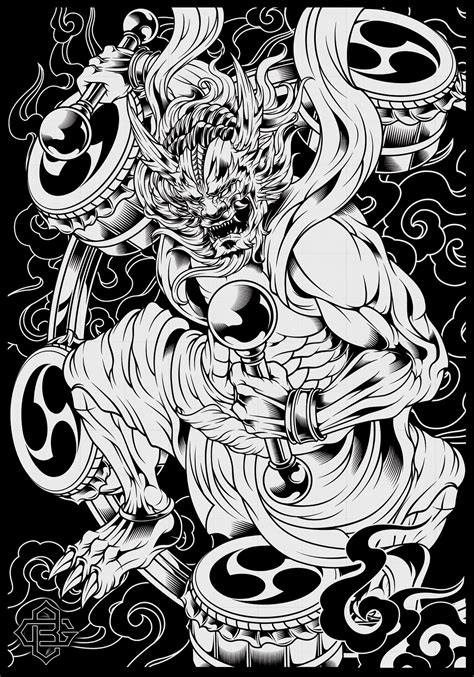 Raijin Tattoo Design Design Talk