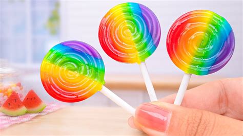 Rainbow Lollipops