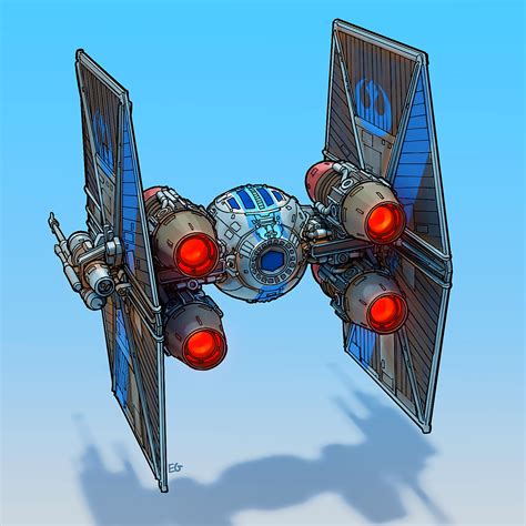 Rebel Tie Fighter By Space Gooose R Starwarsships
