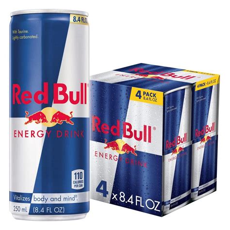 Red Bull Energy Drink 8 4 Fl Oz 4 Pack Rb2861 The Home Depot