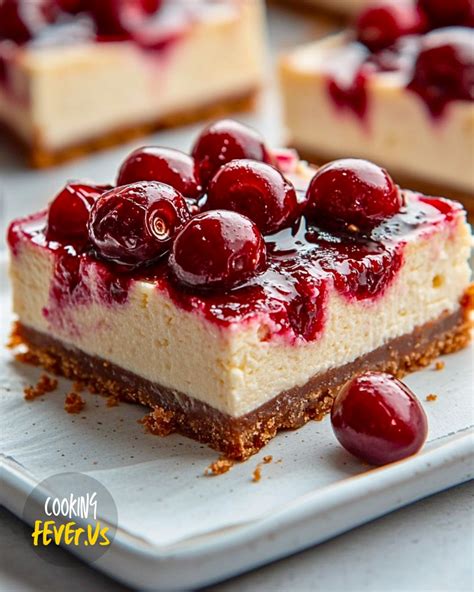 Red Tart Cherry Cheesecake