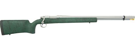Remington Arms Firearms 700 Ultimate Muzzleloader 50 Cal 26 Fixed Hs Precision Stock R86963 26 Barrel Green Stock Synthetic Stainless Silver