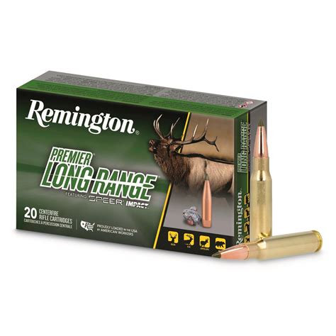 Remington Premier Long Range 308 Win Speer Impact 172 Grain 20 Remington Premier Long Range 308 Win Speer Impact 172 Grain 20